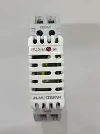 MULTISPAN, POWER SUPPLY, DIN RAIL MOUNT, 12W, VOLTAGE I/P: 100-270V AC, 50/60Hz, VOLTAGE O/P: 12V DC, 1A, PS12-1A, PS12-1A-01