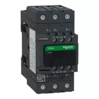 SCHNEIDER ELECTRIC, CONTACTOR, TeSys Deca, 3P, POLE CONTACT 3NO, 40A, AUXILIARY CONTACT 1NO+1NC, COIL VOLTAGE 24V AC, 50/60 Hz, LC1D40AB7