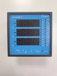 ZIEGLER, DIGITAL POWER METER, 3 PHASE, I/P CURRENT: 1A/5A, I/P VOLTAGE: 500V L-L, AUX. SUPPLY: 60-300V AC/DC, WITH RS-485, 1 RELAY O/P,  EMD 96, ZAM ENEO N