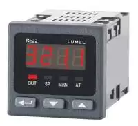 LUMEL Temperature Controller PID , 1 Output, Programmable input   RE22 