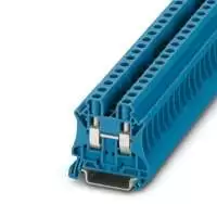 PHOENIX CONTACT, UT 6 BU - FEED-THROUGH TERMINAL BLOCK, CONNECTION METHOD: SCREW CONNECTION, RATED CROSS SECTION: 6mm2, COLOR: BLUE, 3044144