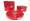 POWERMAT PVC HEAT SHRINKABLE SLEEVE, Thickness 0.17mm , 93mm RED, PMTHS-10093R