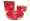 POWERMAT PVC HEAT SHRINKABLE SLEEVE  Thickness 0.17mm , 20mm RED
