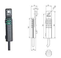 STEGO, SENSOR, SEN 073, DIN RAIL AND SCREW MOUNT, 1M CABLE, TEMP. MEASUREMENT -40 TO 80 DegC, HUMIDITY MEASUREMENT 0 to 100 PERCENT RH, IP20, 07300.1-00