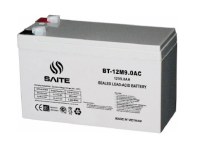 SAITE, VRLA AGM BATTERY, VOLTAGE 12V, CAPACITY_20HR 9AH, STANDARD TERMINAL F01/F02, BT-12M9.0AC