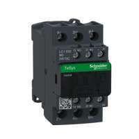 SCHNEIDER ELECTRIC, CONTACTOR, TeSys D, 3P, POLE CONTACT 3NO, 32A, AUXILIARY CONTACT 1NO+1NC, COIL VOLTAGE 24V DC, LC1D32BD