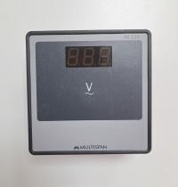MULTISPAN, DIGITAL VOLTMETER AC, 1 PHASE, CLASS 0.5, 101x101mm, VOLTAGE I/P: 30-500V AC, AUXILIARY SUPPLY: 100-270V AC/DC, AV 11V-E3-00-R