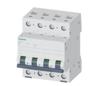 SIEMENS, SENTRON, MCB, 4P, 1A, 10kA, 400V AC, 50/60 Hz, IP20, 5SL4401-7